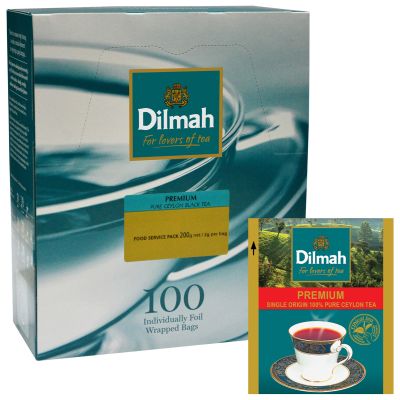 Black tea DILMAH s/s in foil, 2g x 100 pcs